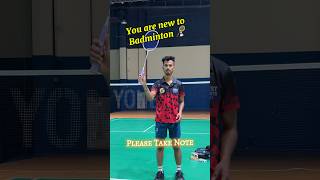 Forehand Grip 🏸 Basic grip of Badminton badminton badmintonlovers viralshorts trendingyonex [upl. by Ellicec]