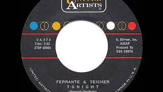 1961 HITS ARCHIVE Tonight  Ferrante amp Teicher 45 single version [upl. by Hebe]