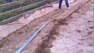 Installing Landscape Edging for Landscaping Installation [upl. by Island]