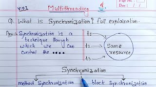 Synchronization in Java Multithreading  Learn Coding [upl. by Netram]