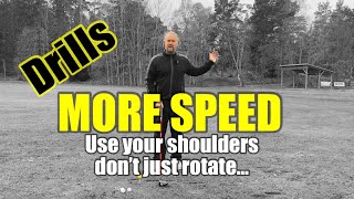 More speed  Drills to start using your shoulders… [upl. by Annaer699]