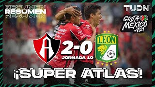 Resumen y goles  Atlas 20 León  Grita México AP2021  J10  TUDN [upl. by Bannister]