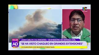 Alerta naranja en 74 municipios por incendios forestales [upl. by Ardnu731]