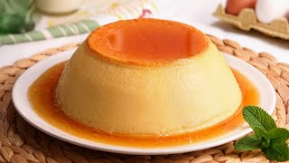 Flan de Huevo Casero muy Fácil y Delicioso con solo 3 Ingredientes [upl. by Arretahs]