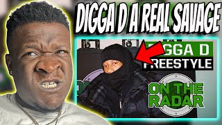 AMERICAN RAPPER REACTS  The Digga D Freestyle PROD By ITCHY REACTION [upl. by Kass]