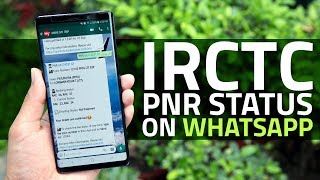 How to Check Your Railway PNR Status on WhatsApp [upl. by Nedia]