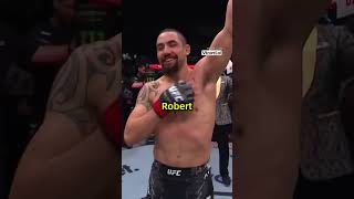 Robert Whittakers impressive first round KO at UFC Saudi Arabia ufc ufcfightnight ufcfighter [upl. by Kei]