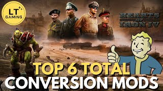 Top 6 Hearts of Iron IV Total Conversion Mods [upl. by Aonian]