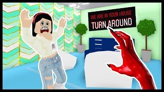 THE STALKER IS IN MY HOUSE  Roblox [upl. by Calla215]