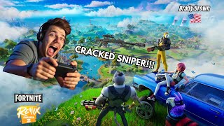 CRACKED SNIPER in FORTNITE REMIX Chapter 2 [upl. by Richardson]