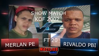 MERLAN PE VS RIVALDO PBI KOF 2002 FT 20 [upl. by Akired445]