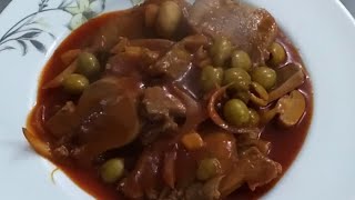 Lengua Estofado ｜Simple recipe [upl. by Mendez141]