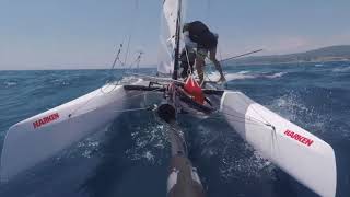 Sailing 20 knots nacra 15 [upl. by Elladine]