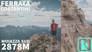 Via Ferrata Costantini La più dura delle Dolomiti  Cima Moiazza Sud e Cengia Angelini [upl. by Ehcram]