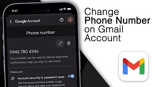 How To Change Phone Number On Gmail Account Mobile [upl. by Nivloc192]