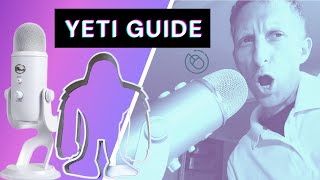 Yeti Microphone Advanced Setup Guide GarageBand [upl. by Gnep]