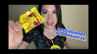 ASMR Respondiendo sus Preguntas y Comiendo Paleta  ASMR Lollipop [upl. by Atipul]