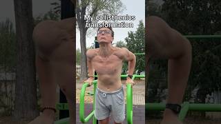 My callisthenics transformation gym calisthenics bodytransformation [upl. by Ayekal]