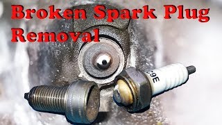 How to remove broken spark plug [upl. by Ehpotsirhc]