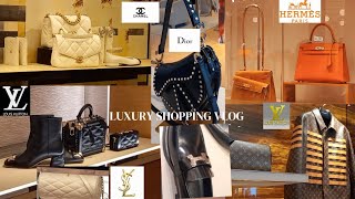 London Luxury shopping in SelfridgesLVYSLDIOR CHANEL HERMÈSampWhats in store nowVlog [upl. by Aihppa193]