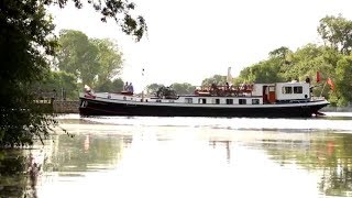 Cruise the Loire Valley aboard the 6 Passenger Hotel Barge Nymphea [upl. by Alegnasor]