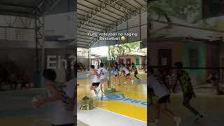 Yung Akala mo Volleyball ang laro pero Basketball pala🤣🤣 [upl. by Kloman]