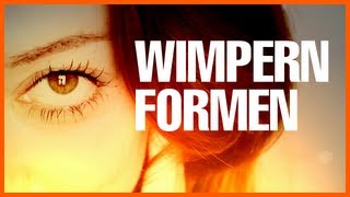 ♥ Wimpern formen ohne Zange ♥ So benutze ich den Wimpernformer [upl. by Sadoff]