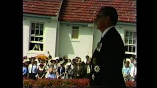 God Save the Queen Vice Regal Salute  1983 Duntroon Graduation Australia [upl. by Leiser]