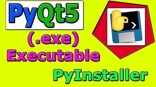 PyQt5 GUI Make Executable exe oluşturma PyInstaller [upl. by Prue]