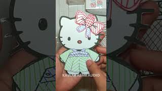 ASMR Hello Kitty Dress Up DIY Blind Bag  Relaxing Craft Sounds amp Unboxing [upl. by Laurence370]