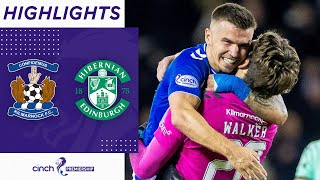 Kilmarnock 10 Hibernian  Armstrong Penalty Claims Crucial Win  cinch Premiership [upl. by Nelyak232]