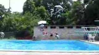 Aerial Back Double Flip Brandy Back off 1m low dive [upl. by Hgielsel26]