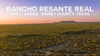 South Texas Hunting Ranch  Rancho Rasante Real  1835  Acres Kinney County [upl. by Dekow]