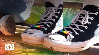 The Rainbow Shoelace Project reminds you of the beauty in life  Sydney WorldPride  ABC Australia [upl. by Gonroff]