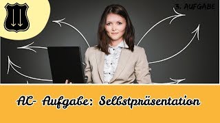 Selbstpräsentation Vorstellungsgespräch  Anleitung Tipps Tricks  Bewerbung Ausbildung Studium [upl. by Crescint]