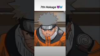 The 7th Hokage Of The leaf village is NARUTO UZUMAKI👿viral shorts anime [upl. by Washburn]