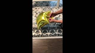 How to Inflate Foil Balloons with an Air Pump [upl. by Eecram]