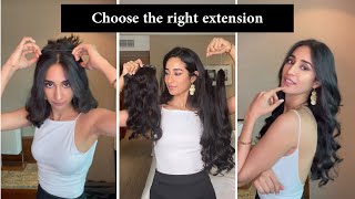 Halo Vs 1 Set Volumiser  Volume And Length For Short hair  Best Hair Extensions of India [upl. by Enyar165]