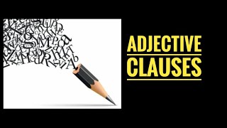 quotMaster Adjective Clauses in Minutes Essential Tips amp Subordinators Explainedquot [upl. by Tsirhc]