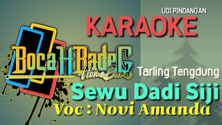 SEWU DADI SIJI NOVI AMANDA KARAOKE udi pindangan [upl. by Hobbs]