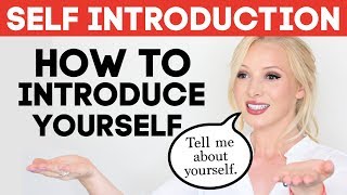 SELF INTRODUCTION  How to Introduce Yourself in English  Tell Me About Yourself Interview Answer [upl. by Alimak]