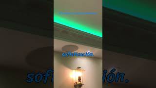 LAS MEJORES DECORACIONES EN YESO Y LUCES INDIRECTAS yeso decoracion interiores remodelaciones [upl. by Nipsirc]