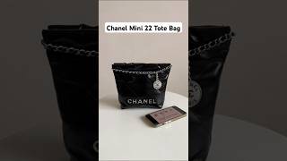 Chanel Mini 22 Tote Bag bag luxurybag luxury fashion chanelbag chanel totebag [upl. by Kalk307]