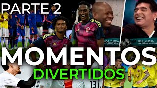 Los Momentos Más Divertidos de la Selección Colombia 🇨🇴😂😂 PARTE 2 [upl. by Radnaxela]