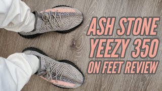 Adidas Yeezy Boost 350 v2 Ash Stone On Feet Review GW0089 [upl. by Haseefan967]