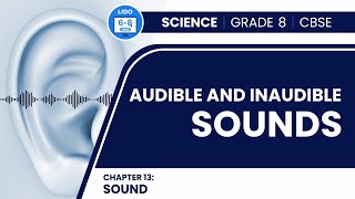 Audible and Inaudible sounds  Sound  Class 8 Physics Chapter 13 [upl. by Litnahc]