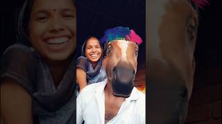 Horse Funny Face Filter 5 😁 🤣 shorts funny [upl. by Ziladnerb]