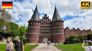 Lübeck  Full City Walking Tour 4K 🇩🇪 Germany [upl. by Scharaga122]