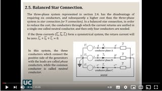 EampT Lesson 22 Threephase circuits 225227  Example 2 [upl. by Yeltsew]