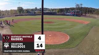 BASEBALL Cedartown Bulldogs vs Southeast Whitfield Raiders Game 1 [upl. by Ynatterb295]